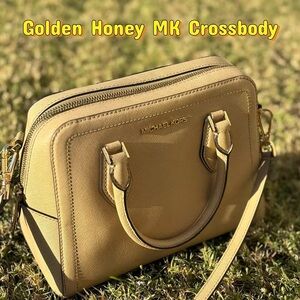 Michael Kors Honey Gold Crossbody Bag